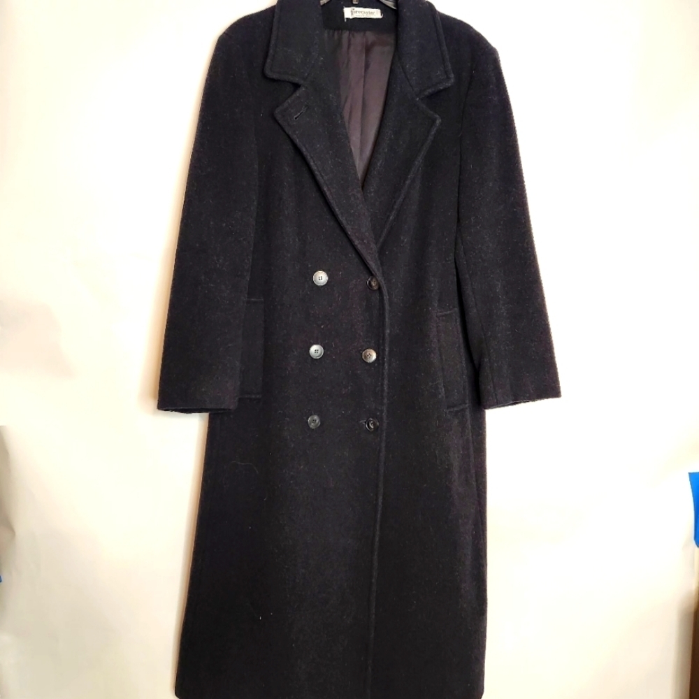 Elegant Black Pea Coat